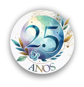 logo 25 anos santa casa